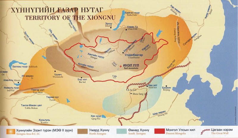 mongolia ancient maps 